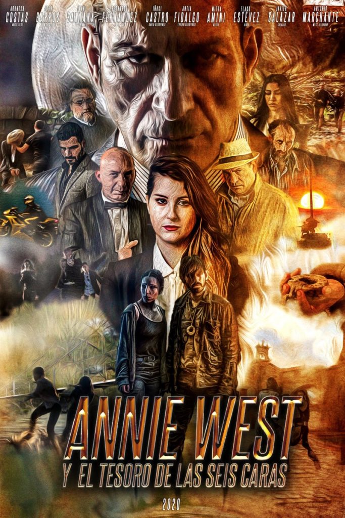 Cartel Annie West y el tesoro de las seis caras